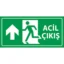 Acil Çıkış Levhası Yukarı Yön