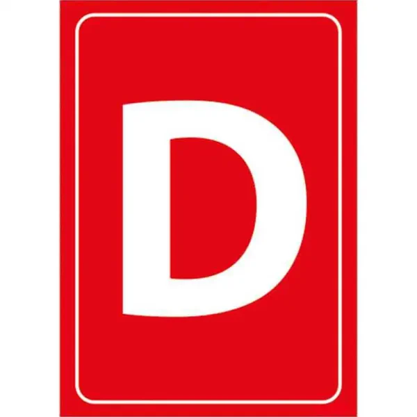 D Harfi Depolama Levhası