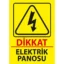 Dikkat Elektrik Panosu Uyarı Levhası