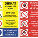 Dikkat Kompresör Alanı