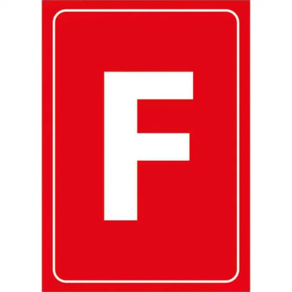 F Harfi Depolama Levhası
