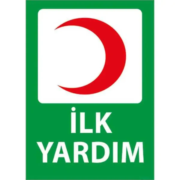 İlk Yardım Uyarı Levhası