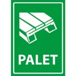 Palet Uyarı Levhası