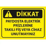 Paydosta Prize Takılı Fiş Veya Cihaz Unutmayınız