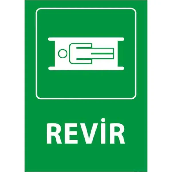 Revir Uyarı Levhası