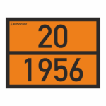 20-1956 ADR Levha, KARIŞTIRILMIŞ GAZLAR paslanmaz metal plaka