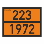 223-1972 ADR Levha Alüminyum Metal Baskı