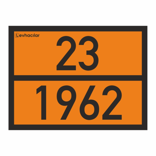 23-1962 ADR Levha, Ethylene tehlikeli madde taşıma plakası
