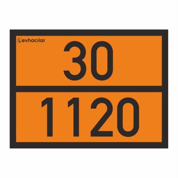 30-1120 ADR Levha Bütanol, Alüminyum 30-1120 Levhası, 30-1120 Turuncu Plaka