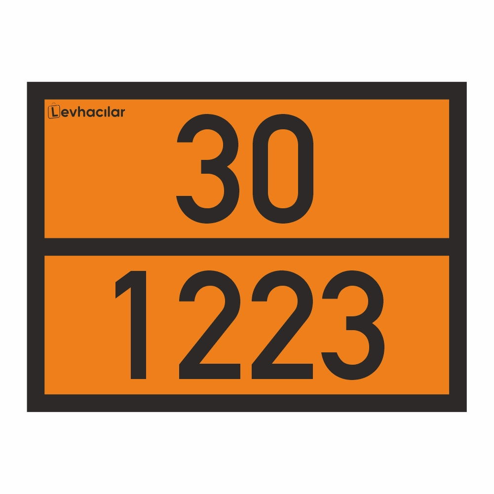 30-1223 ADR Levha Keroten Taşıma Plakası ve Alüminyum Tabela