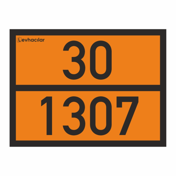 30-1307 ADR Levha Ksilenler Metal Tabela