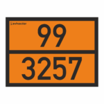 99-3257 ADR Levha Yüksek Sıcaklıkta Sıvı İşareti