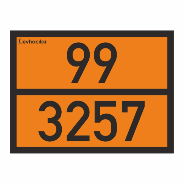 99-3257 ADR Levha Yüksek Sıcaklıkta Sıvı İşareti